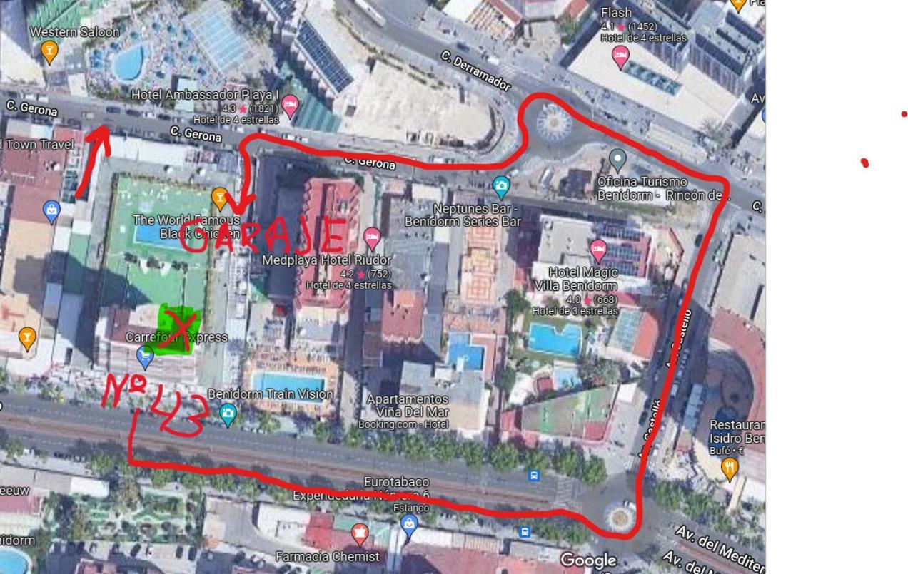 Atico Con Gran Terraza Lägenhet Benidorm Exteriör bild